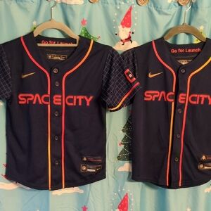 LG Space City Kids Jersey - Dark Blue and Orange
